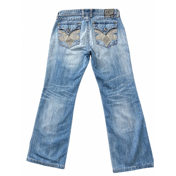 Affliction Other - Affliction Black Premium Cooper Relaxed Boot Jeans Size 34 Distressed Jeans Y2K